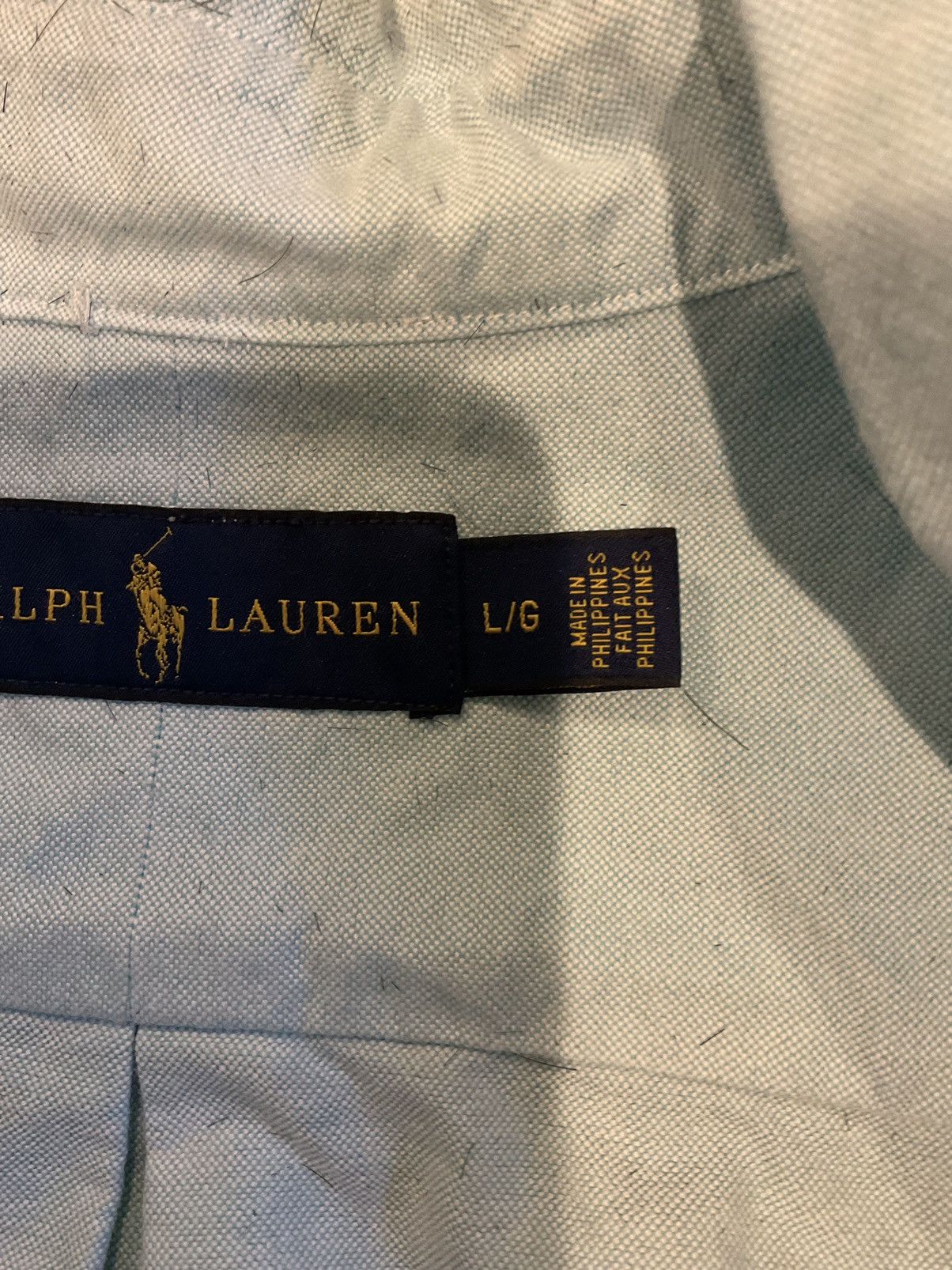 Polo Ralph Lauren × Vintage Vintage Blue Polo Ralph Lauren button-up shirt Size US L / EU 52-54 / 3 - 2 Thumbnail