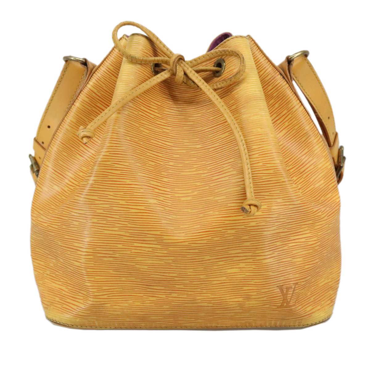 Louis Vuitton Noé Pm Yellow Leather Shoulder Bag (Pre-Owned) Size ONE SIZE - 1 Thumbnail