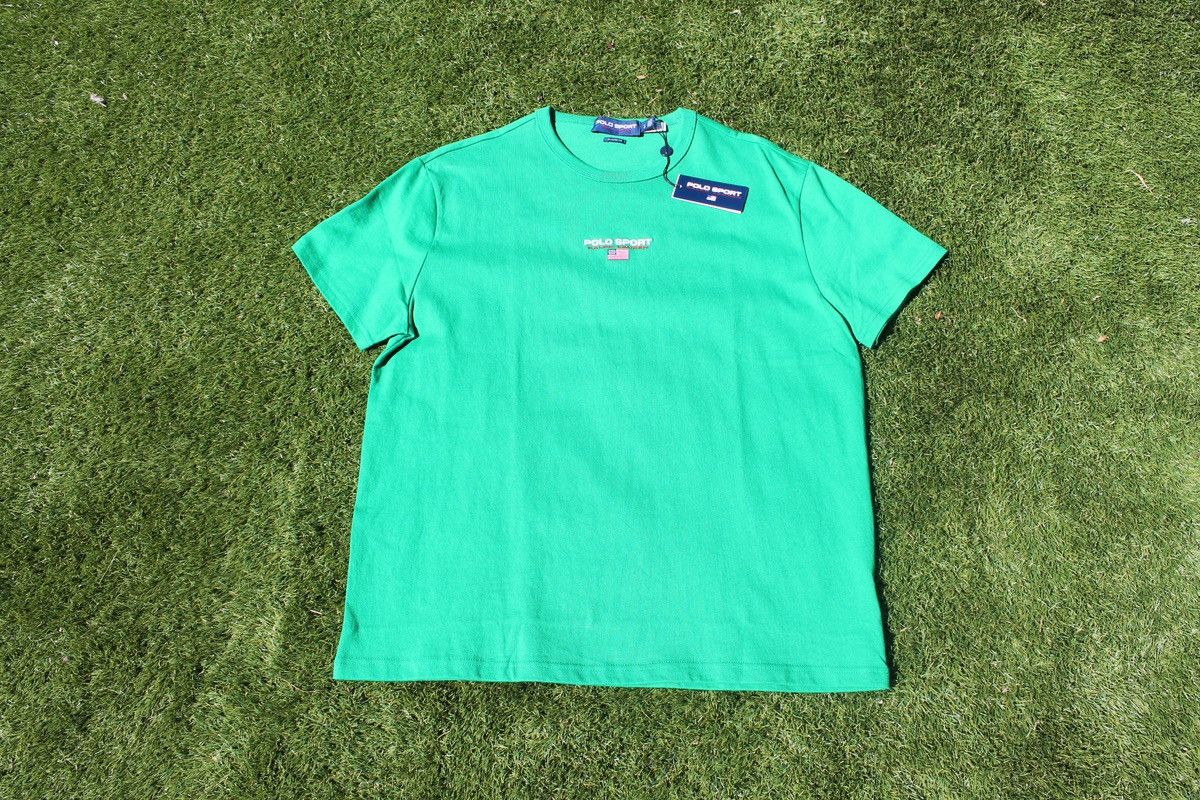 Polo Ralph Lauren Polo Sport Green T-Shirt Size US L / EU 52-54 / 3 - 2 Thumbnail