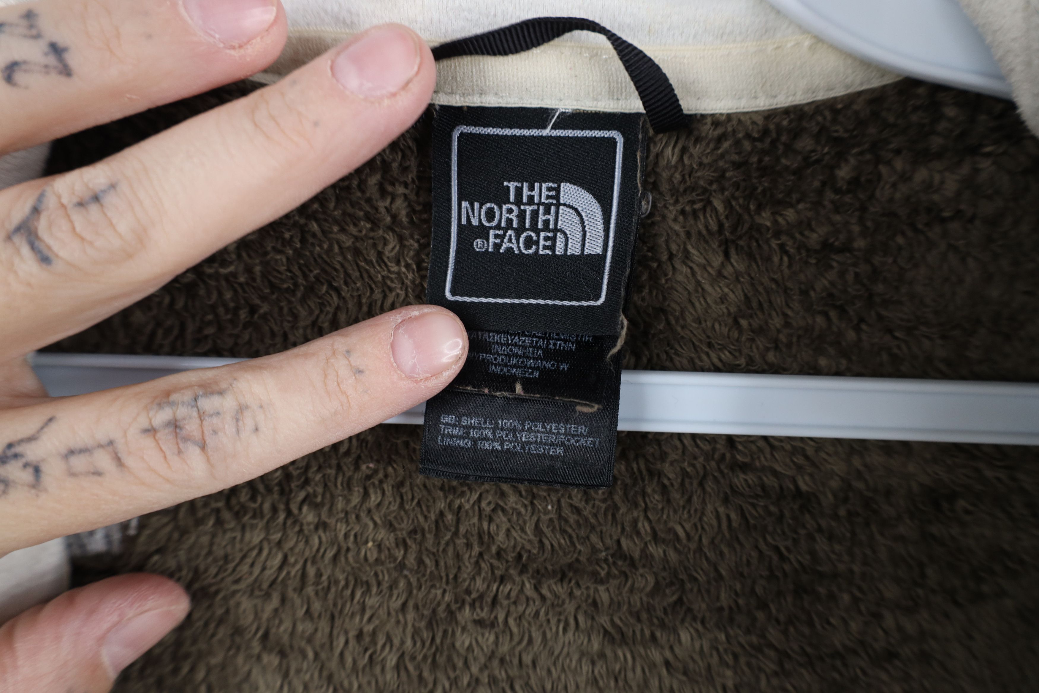 The North Face Vintage The North Face Shag Monkey Fleece Jacket Brown Size L / US 10 / IT 46 - 9 Thumbnail