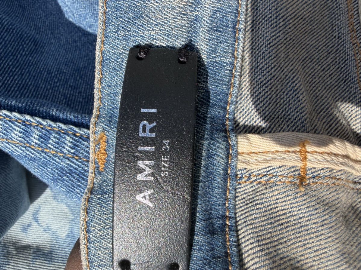 Amiri Amiri Clay Indigo Blue Plaid MX2 Jeans Size US 34 / EU 50 - 3 Thumbnail