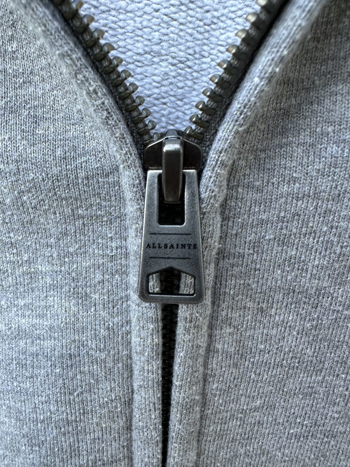 Allsaints All Saints grey zip hoodie Size US M / EU 48-50 / 2 - 5 Thumbnail