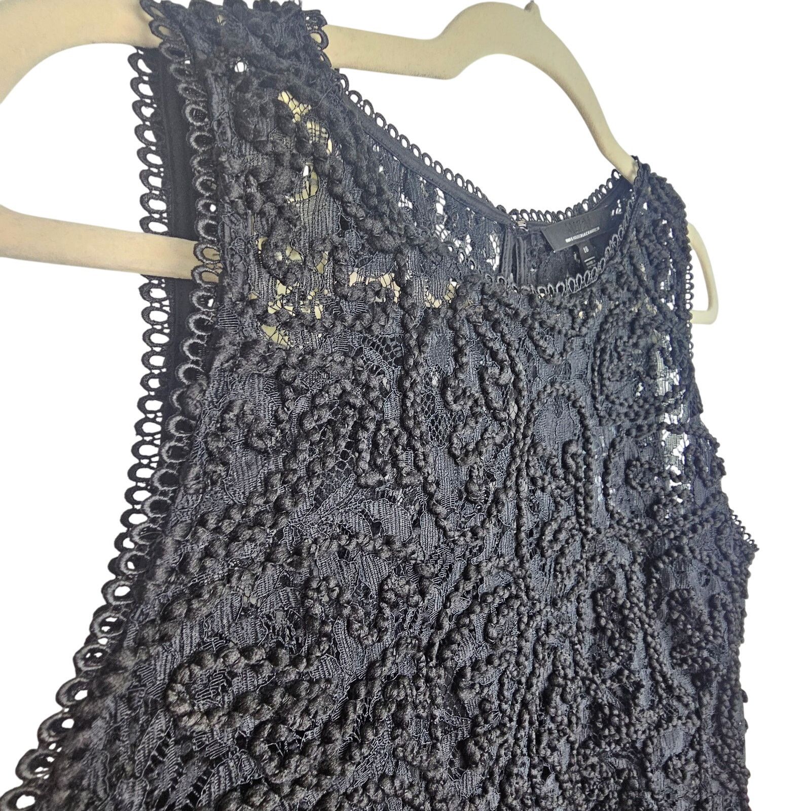 White House Black Market White House Black Market Womens Chunky Lace Top Whimsigth Size XXL / US 16-18 / IT 52-54 - 5 Thumbnail