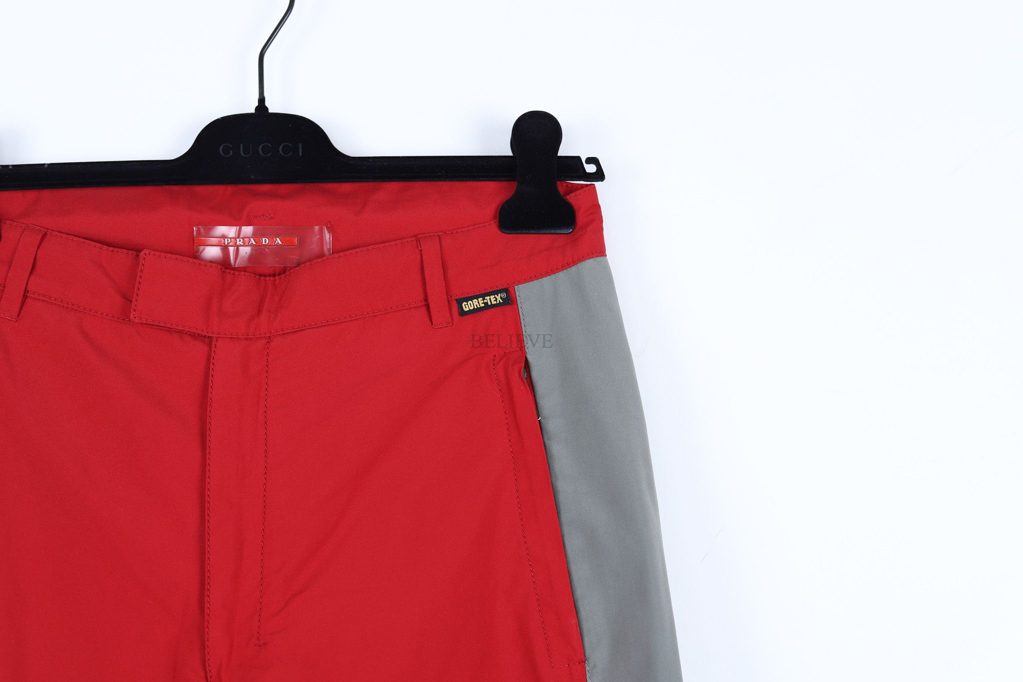 Prada PRADA PANTS SKI SPORT NYLON LUNA ROSSA RED TAB 150 Size US 32 / EU 48 - 3 Thumbnail