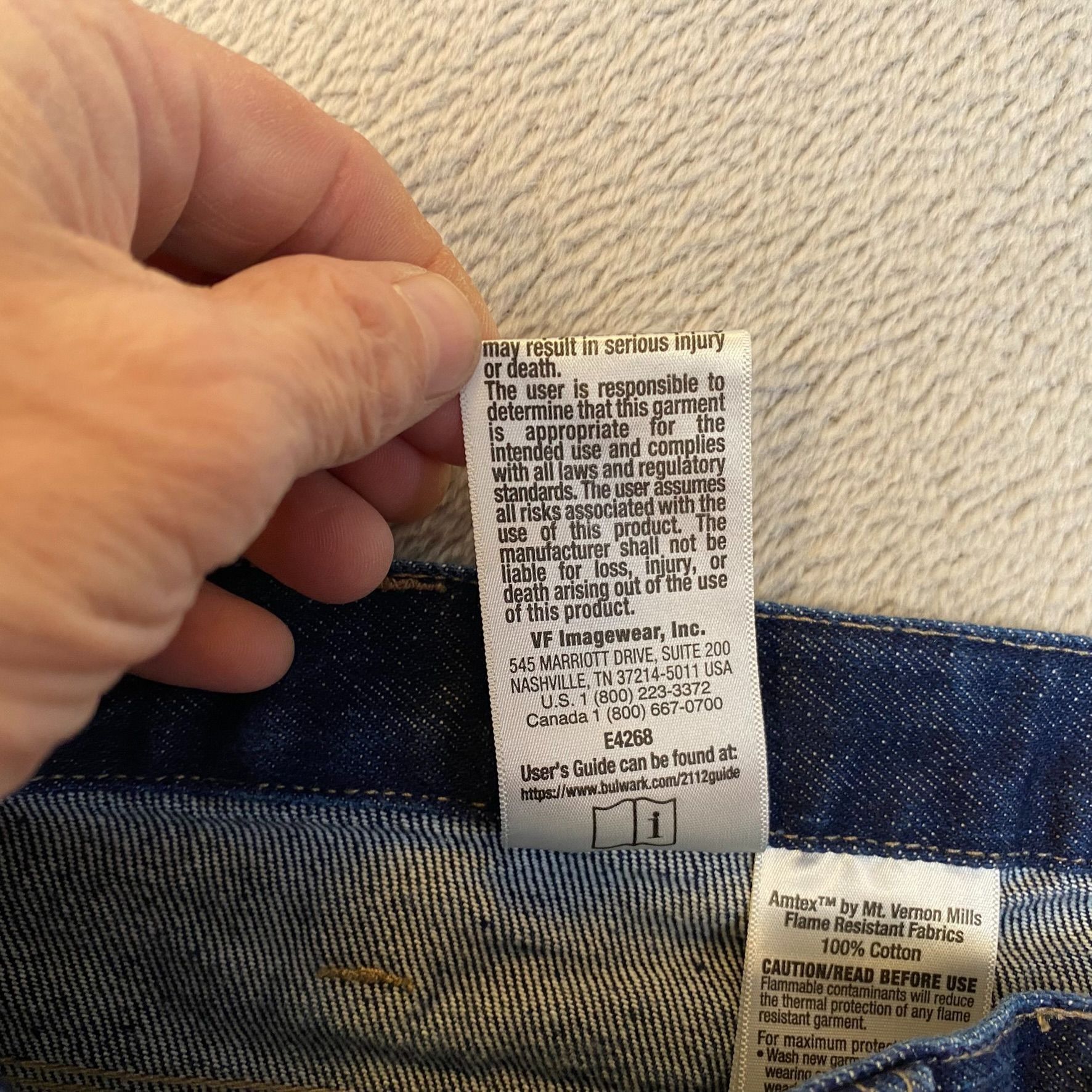 Dickies Dickies Mens Jeans Size 36X32 Relaxed Fit Flame-Resistant Bl Size US 36 / EU 52 - 14 Thumbnail
