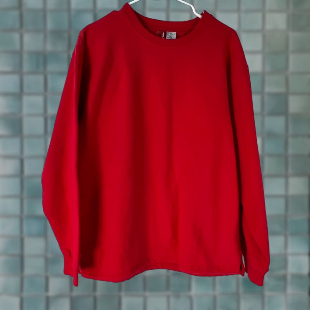 Starter Starter Mens Sweatshirt Crew Neck Red Long Sleeve Pullover Size M Casual Size US M / EU 48-50 / 2 - 1 Thumbnail