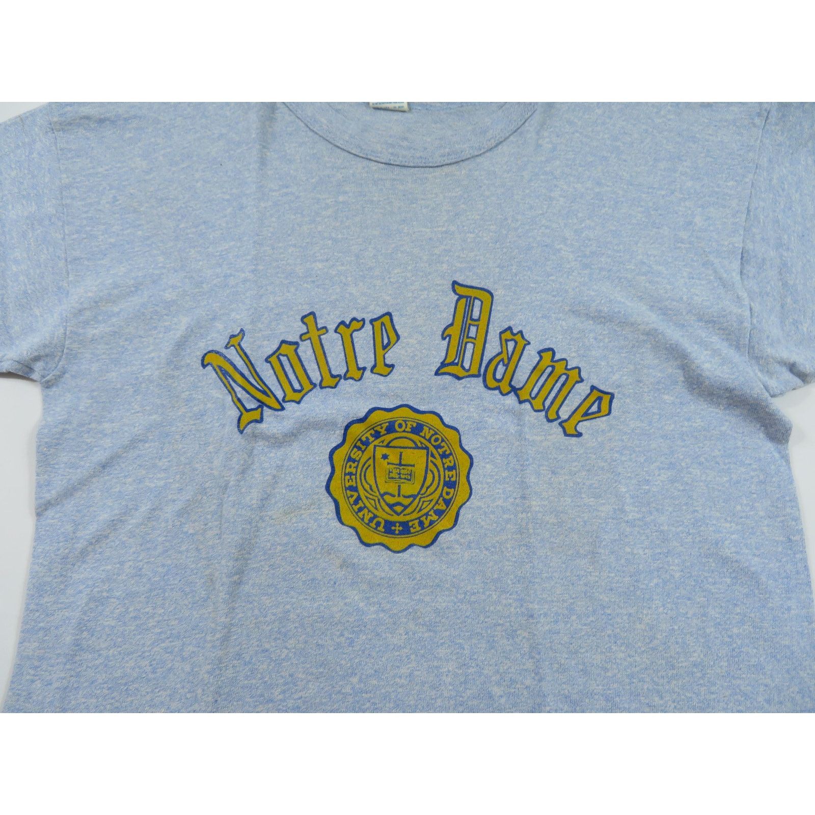 Champion Champion Notre Dame 88/12 Blue T-Shirt Sz L 1980s Size US L / EU 52-54 / 3 - 2 Thumbnail