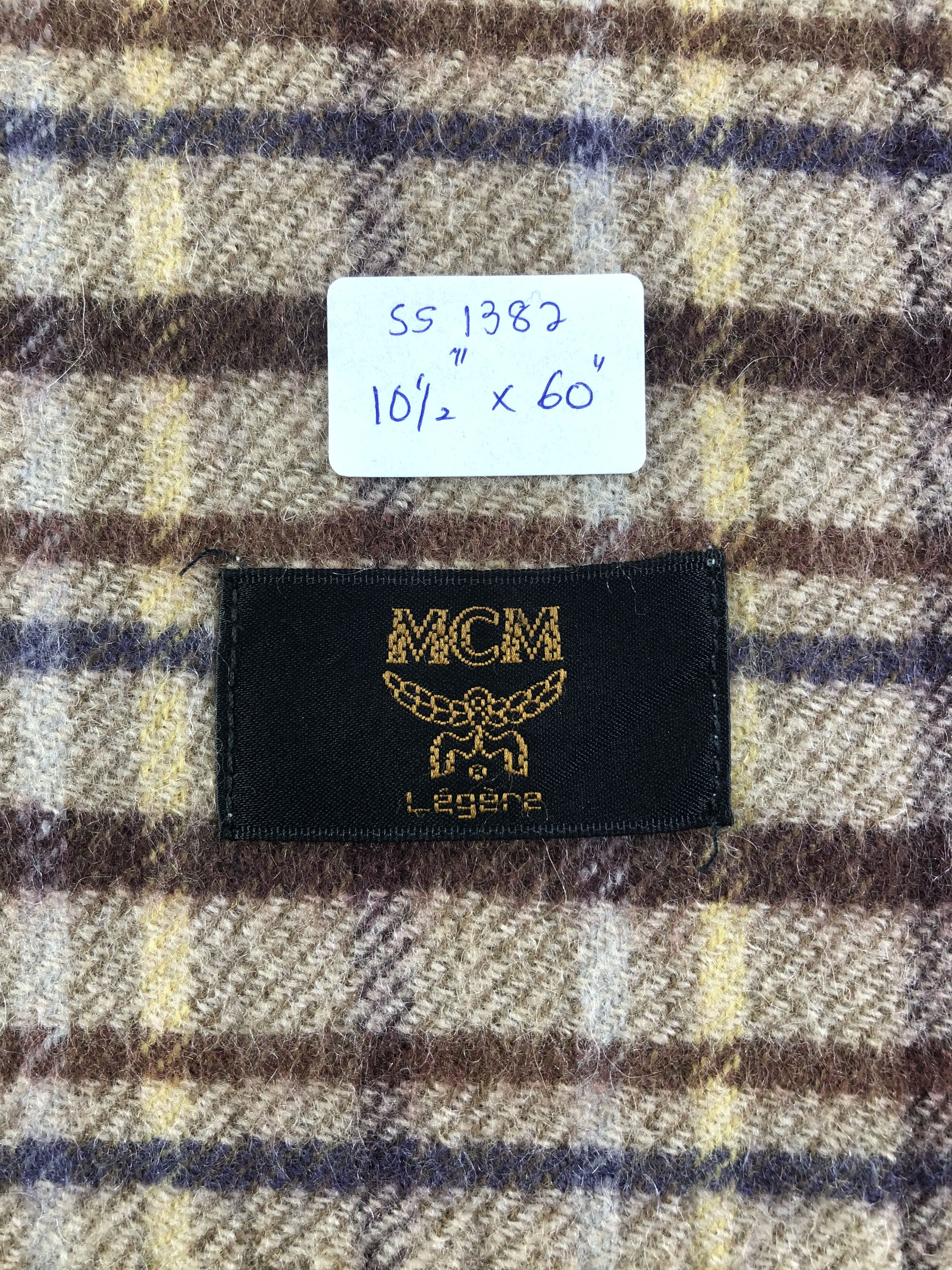 MCM MCM Wool Scarf / Muffler / Neckwear SS1382 Size ONE SIZE - 4 Thumbnail
