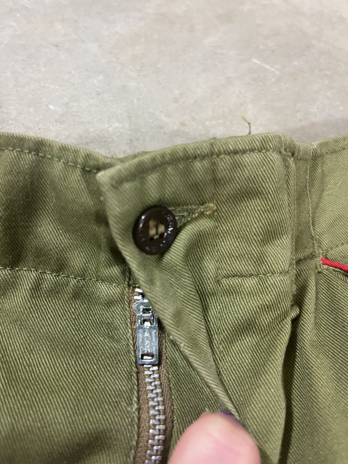 Vintage Vintage 60s Boy Scouts Uniform Pants Faded Green 30x28 Size US 30 / EU 46 - 6 Thumbnail