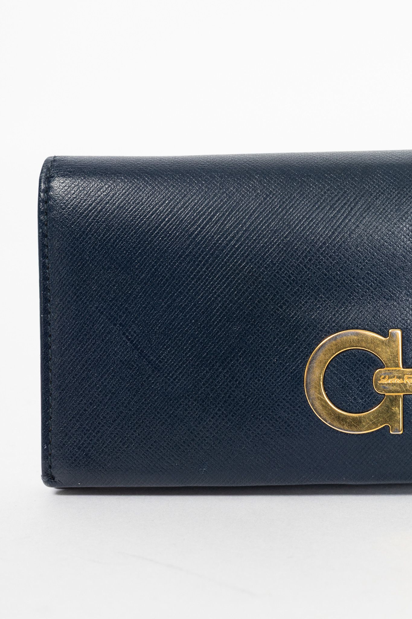 Salvatore Ferragamo Salvatore Ferragamo Saffiano Leather Gancini Wallet Size ONE SIZE - 5 Thumbnail
