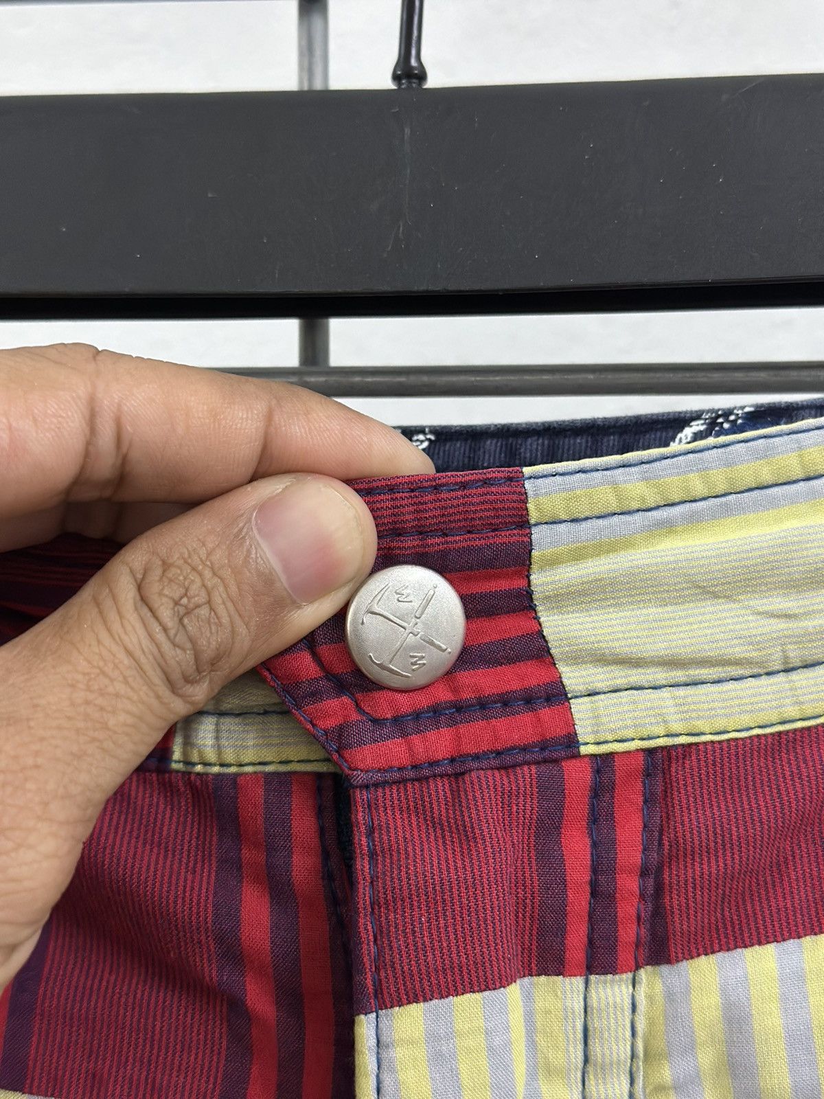 White Mountaineering Rare And Beautiful White Mountaineering Plaid Shorts Size US 32 / EU 48 - 5 Thumbnail