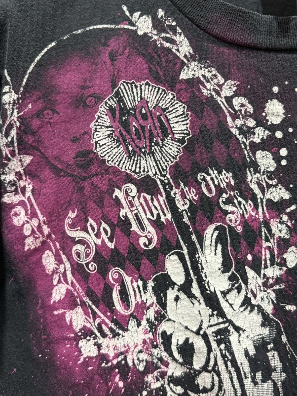 Band Tees × Vintage Vintage Korn Promo By Giant Faded Tee Size US M / EU 48-50 / 2 - 4 Thumbnail