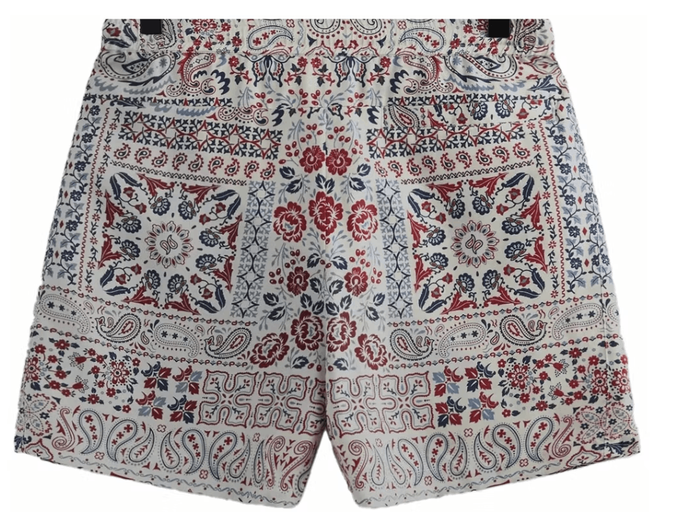 Kith KITH NEEDLEPOINT PRINT HARDAWAY SHORTS SANDRIFT SS23 Size US 32 / EU 48 - 2 Thumbnail