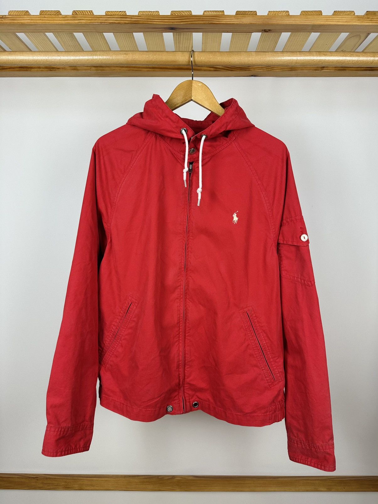 Polo Ralph Lauren Vintage 90s Polo Ralph Lauren Light Hooded Zip Jacket Y2K Size US L / EU 52-54 / 3 - 1 Thumbnail