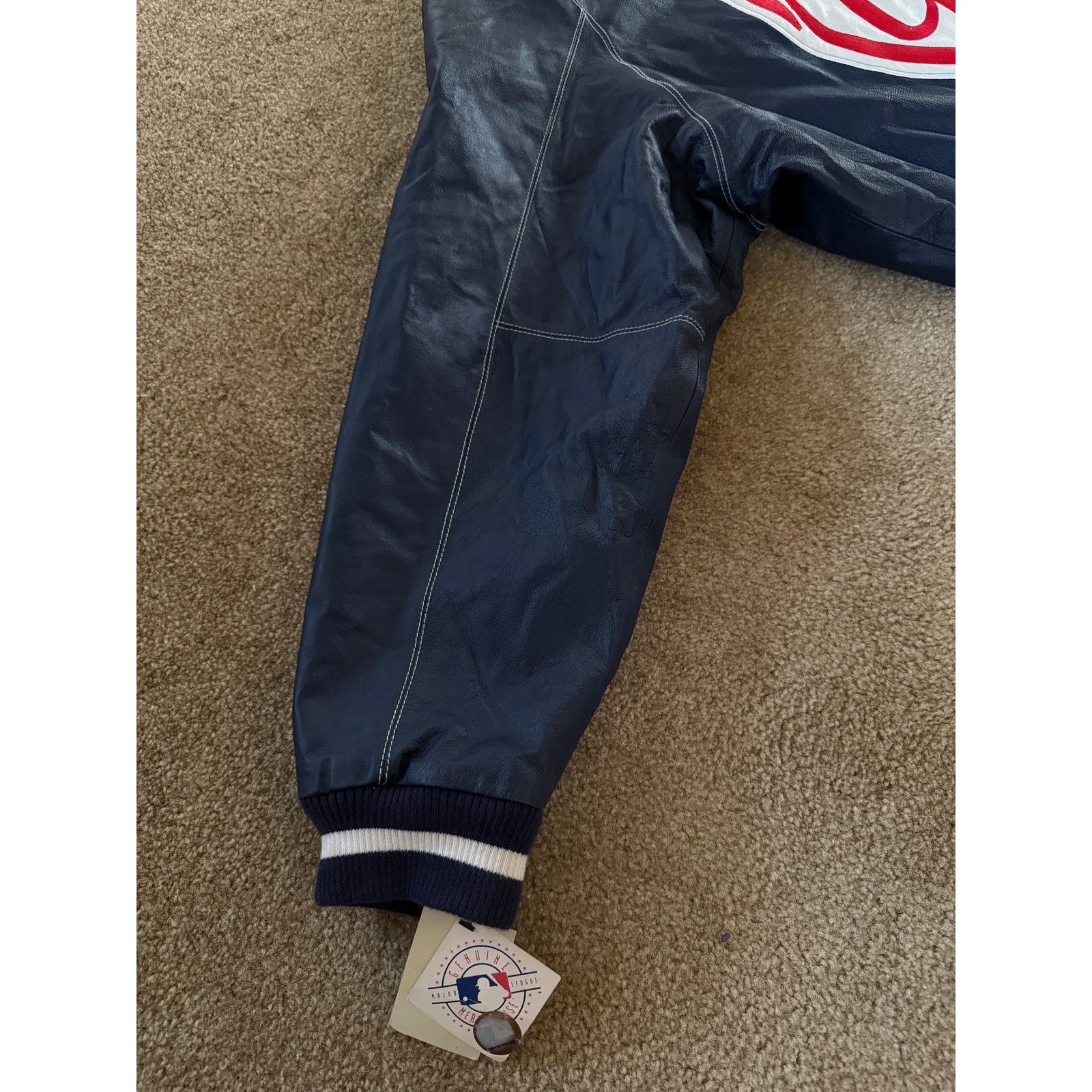 Other 6xl vintage genuine leather New York Yankees leather jacket Size US XXL / EU 58 / 5 - 10 Thumbnail