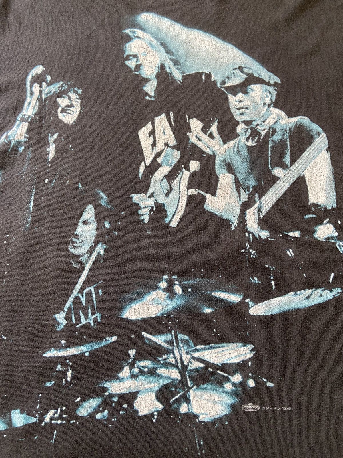 Band Tees Vintage 1996 MR BIG Tour Tee Size US XL / EU 56 / 4 - 5 Thumbnail