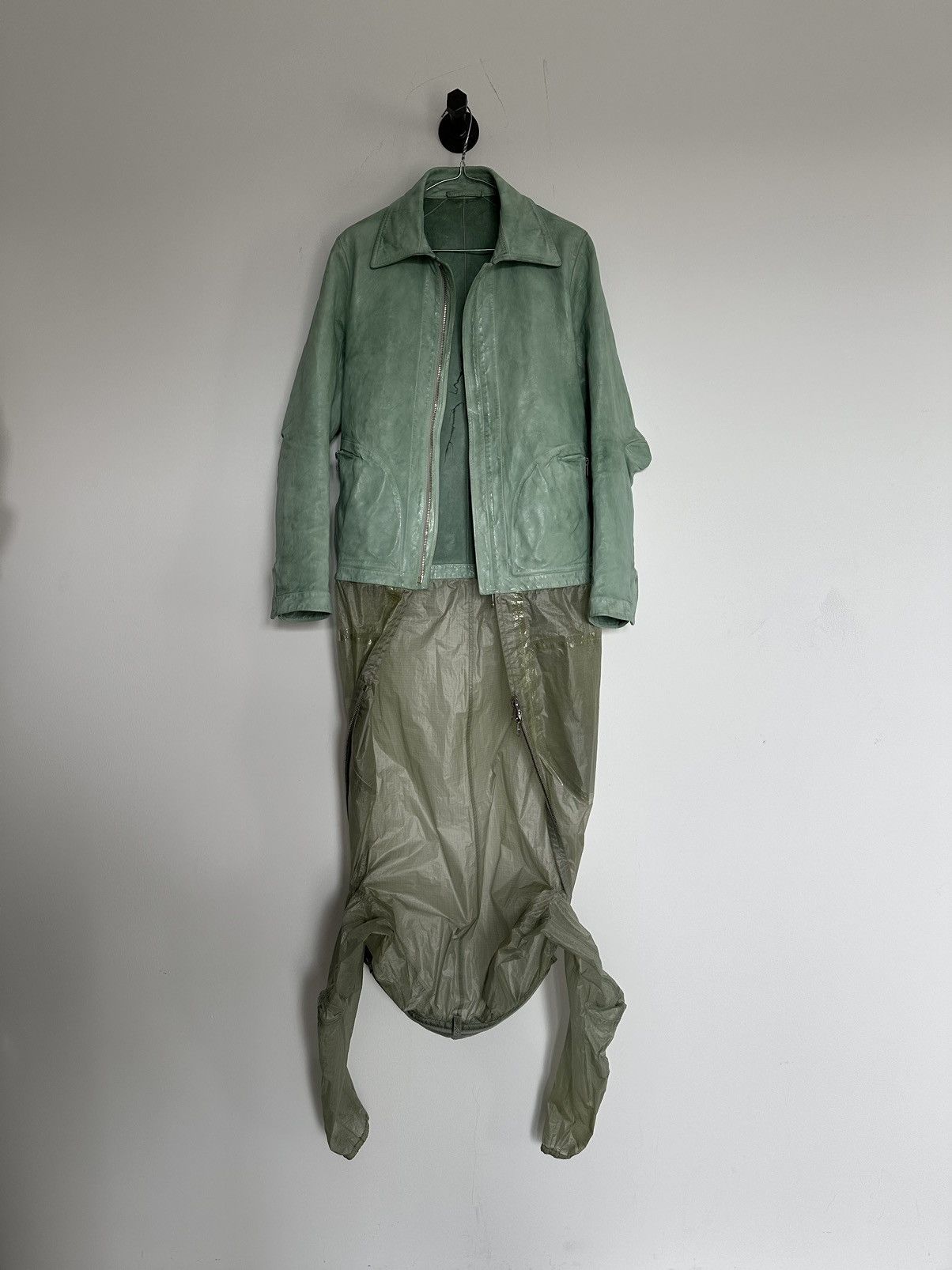 image of Carol Christian Poell Kite Jacket Chute Color 6 in Green, Men's (Size Small)