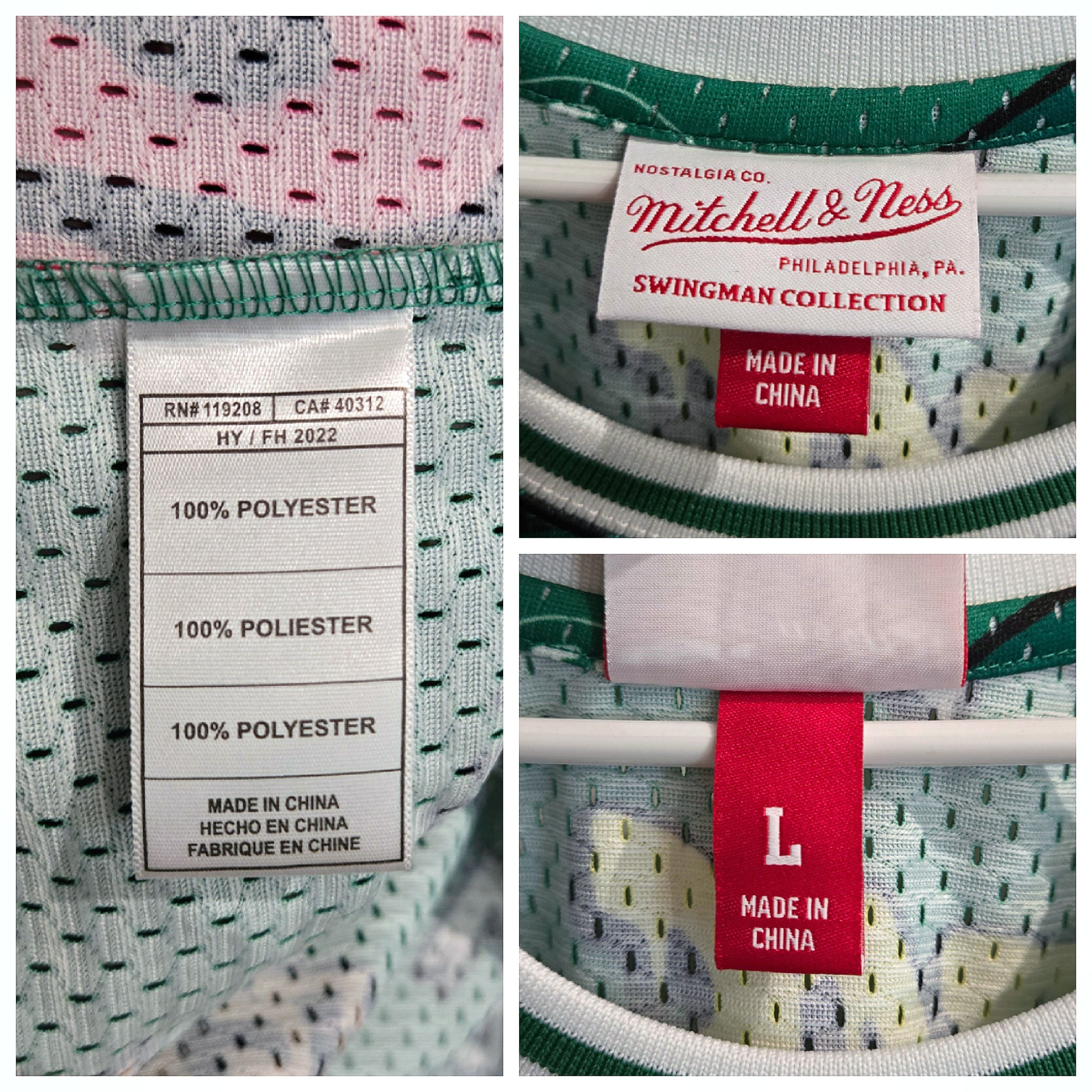 Mitchell & Ness × NBA NBA Larry Bird Boston Celtics Slap Sticker Swingman Jersey Size US L / EU 52-54 / 3 - 13 Thumbnail