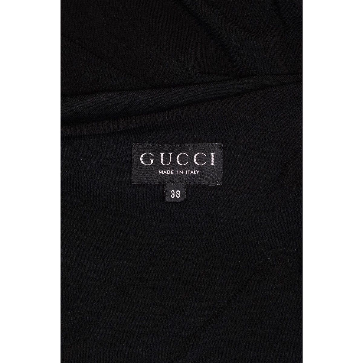 Gucci Gucci S/S 1998 One Shoulder Logo Buckle Dress Size S / US 4 / IT 40 - 6 Thumbnail