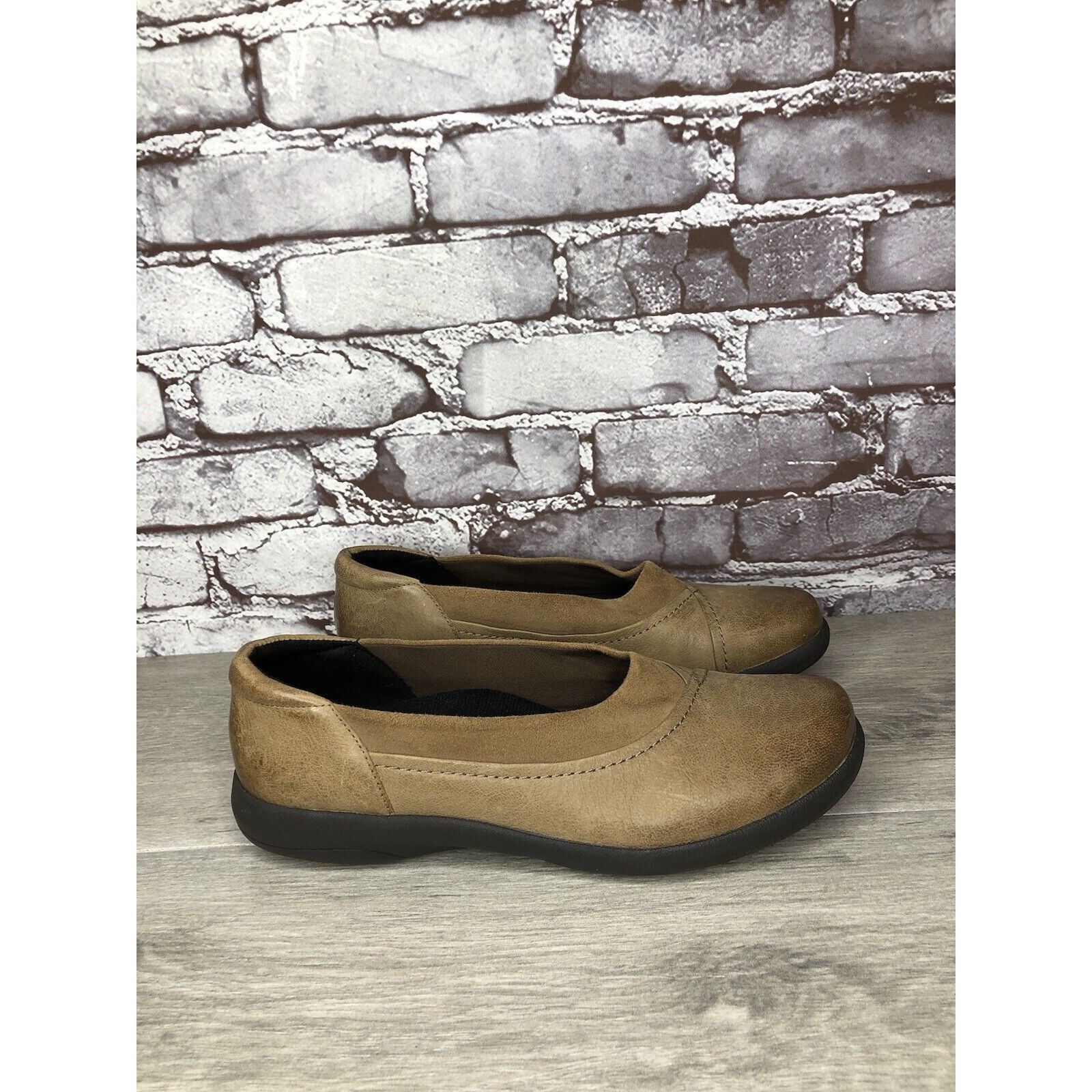 Other Abeo Pro Etta Pew1054 Walnut Brown Leather Casual Shoes Wome Size US 10 / IT 40 - 14 Thumbnail