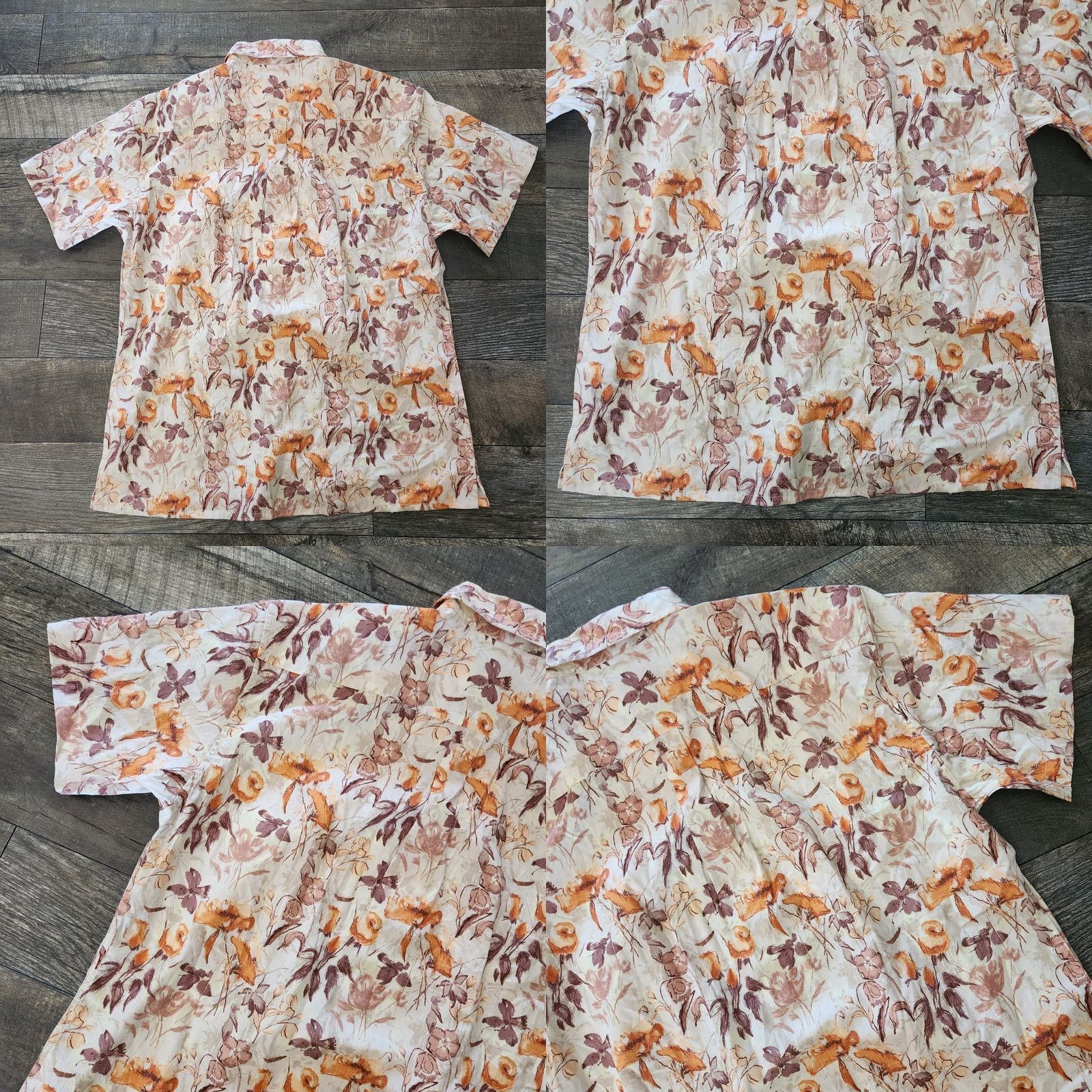 Vintage Yiume Hawaiian Shirt Mens Small Floral Flowers AOP Cotton New Size US S / EU 44-46 / 1 - 8 Thumbnail
