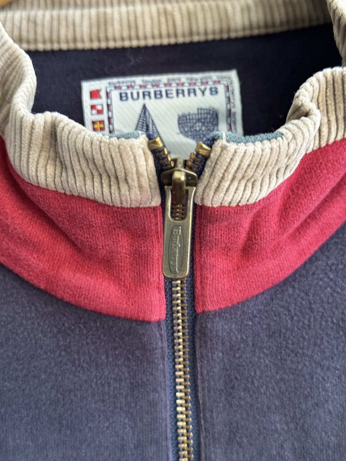 Burberry vintage 90s BURBERRY stripe stripes sweatshirts crewneck Size US M / EU 48-50 / 2 - 7 Thumbnail