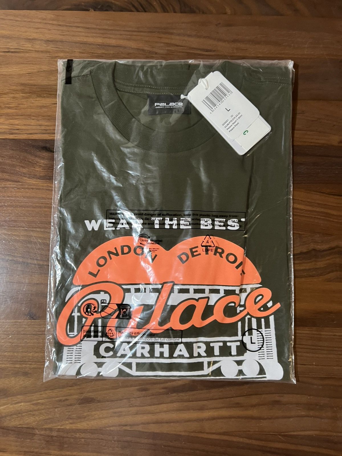 Carhartt Wip × Palace Palace x Carhartt WIP Heart Logo T-Shirt Green Tee Sz Large Size US L / EU 52-54 / 3 - 2 Thumbnail