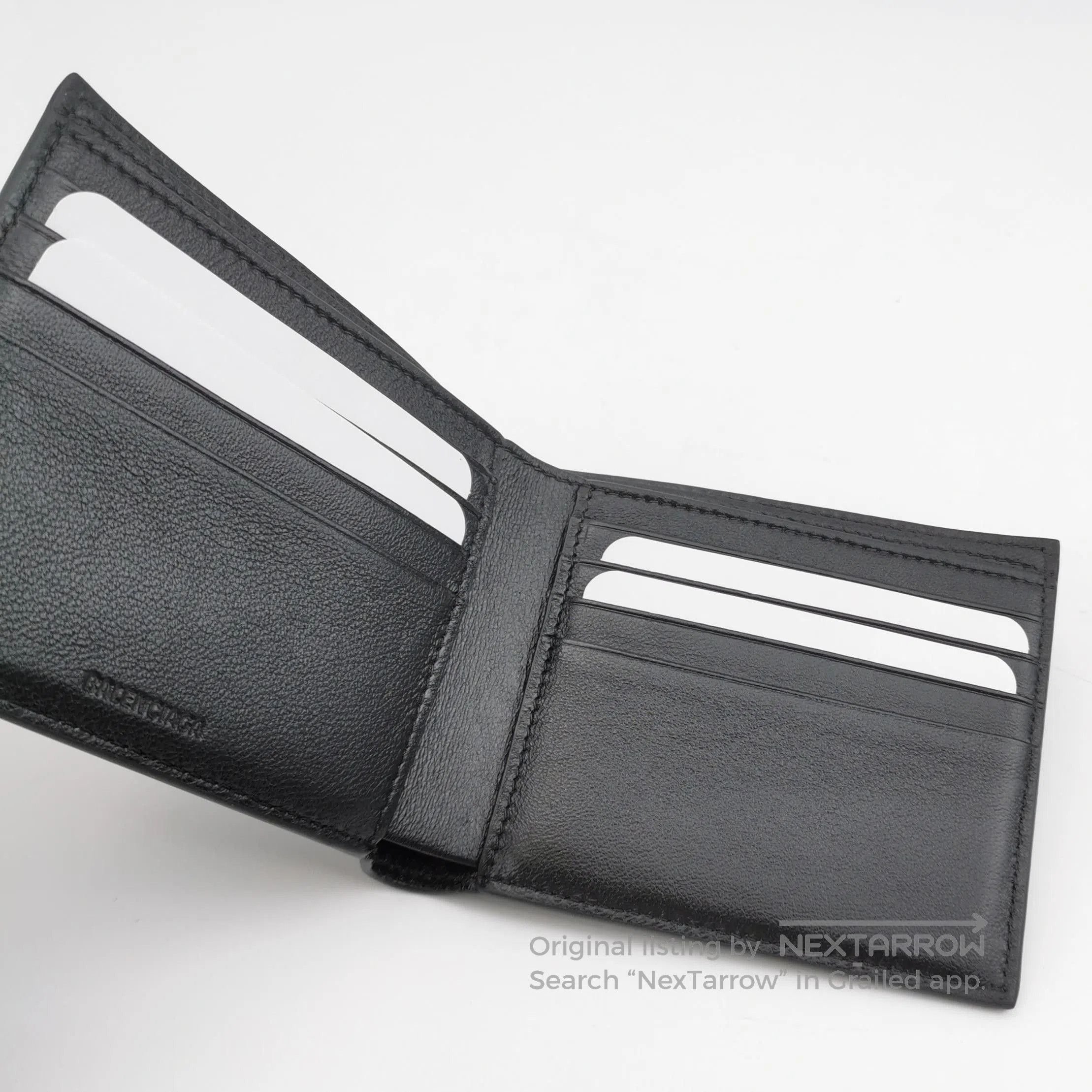 Balenciaga Balenciaga Leather Letter Logo Bifold Wallet. Size ONE SIZE - 5 Thumbnail