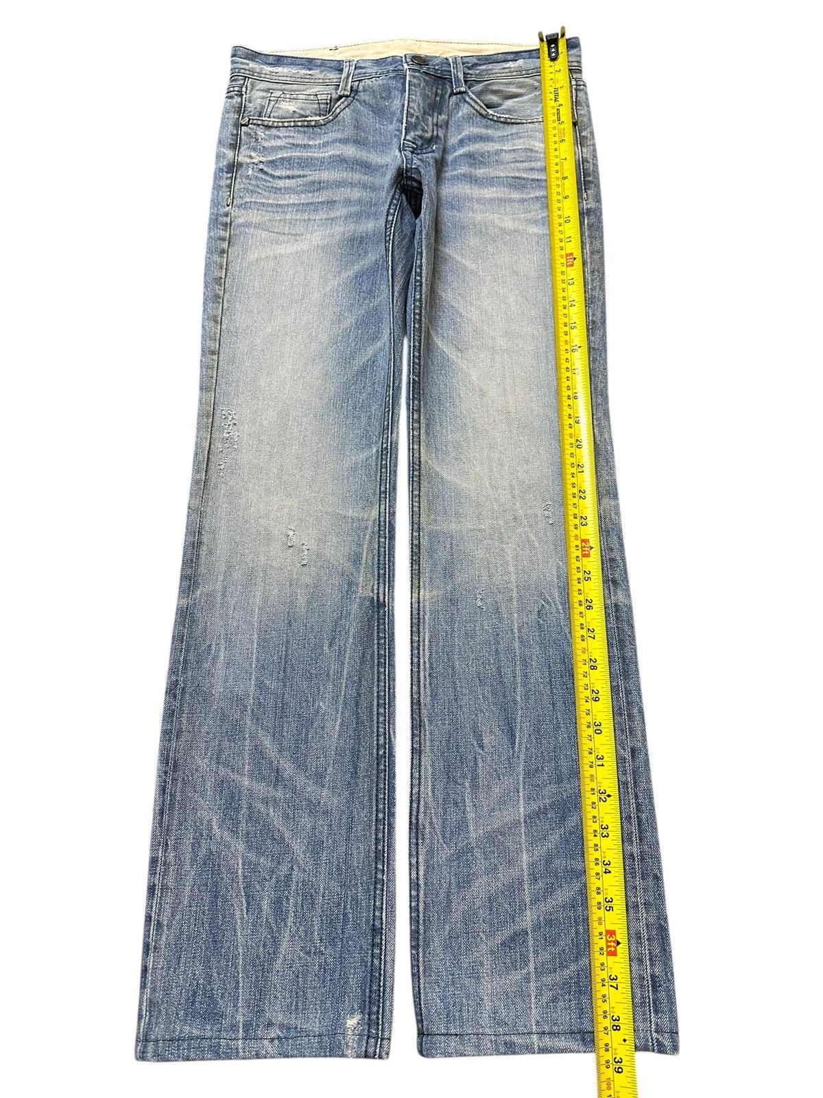 Japanese Brand Vintage Japanese Brand Blue Faded Wash Style Jeans Size US 31 - 12 Thumbnail