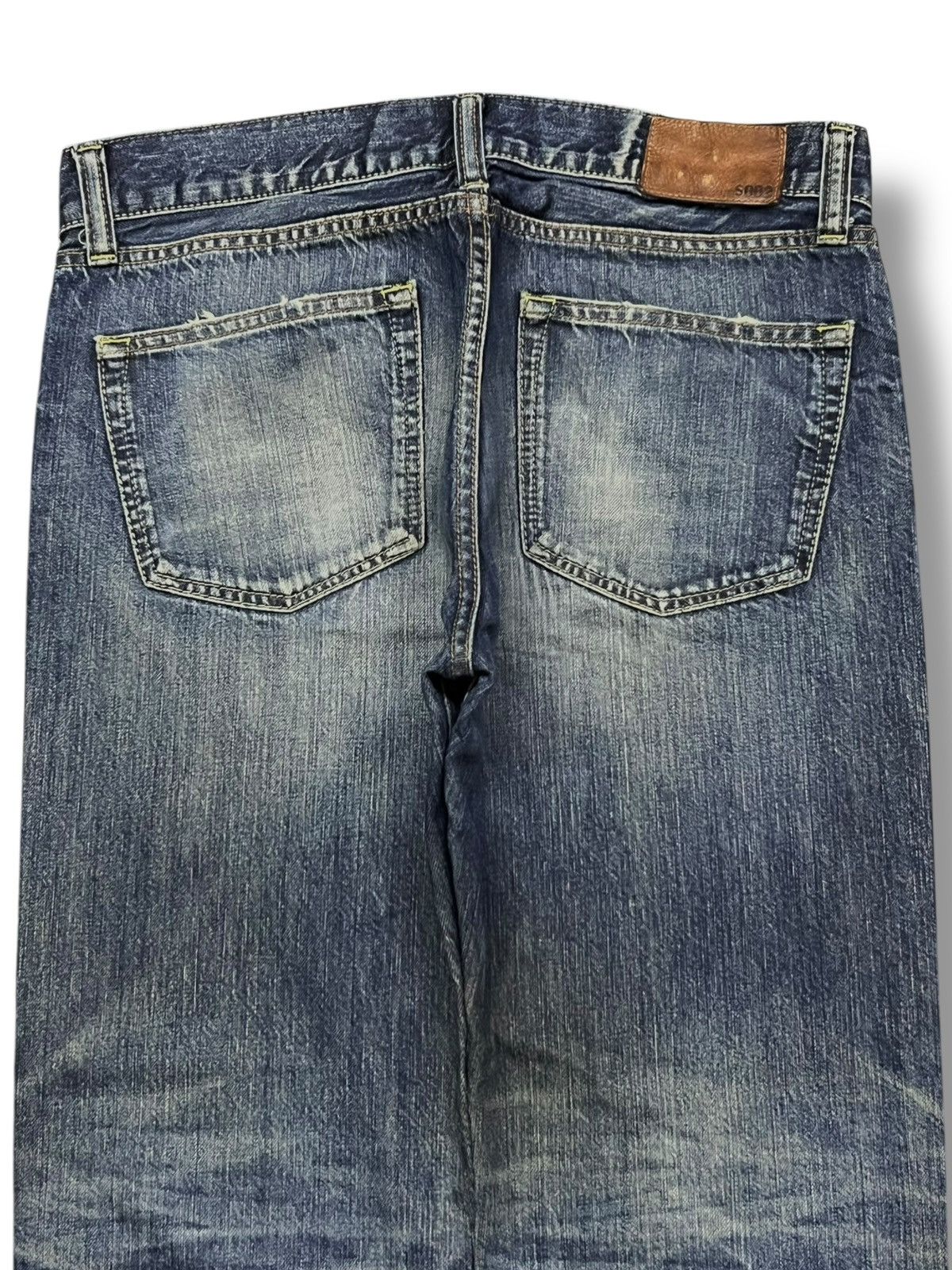 Uniqlo Vintage Uniqlo UJ S002 Japan - Faded Mud Wash Jeans Size US 33 - 5 Thumbnail
