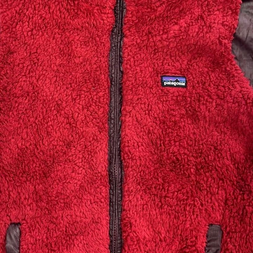 Patagonia Patagonia W’s Los Gatos Reversible Shaggy Fleece Vest Crimson / Red Wine Size M Size M / US 6-8 / IT 42-44 - 4 Thumbnail