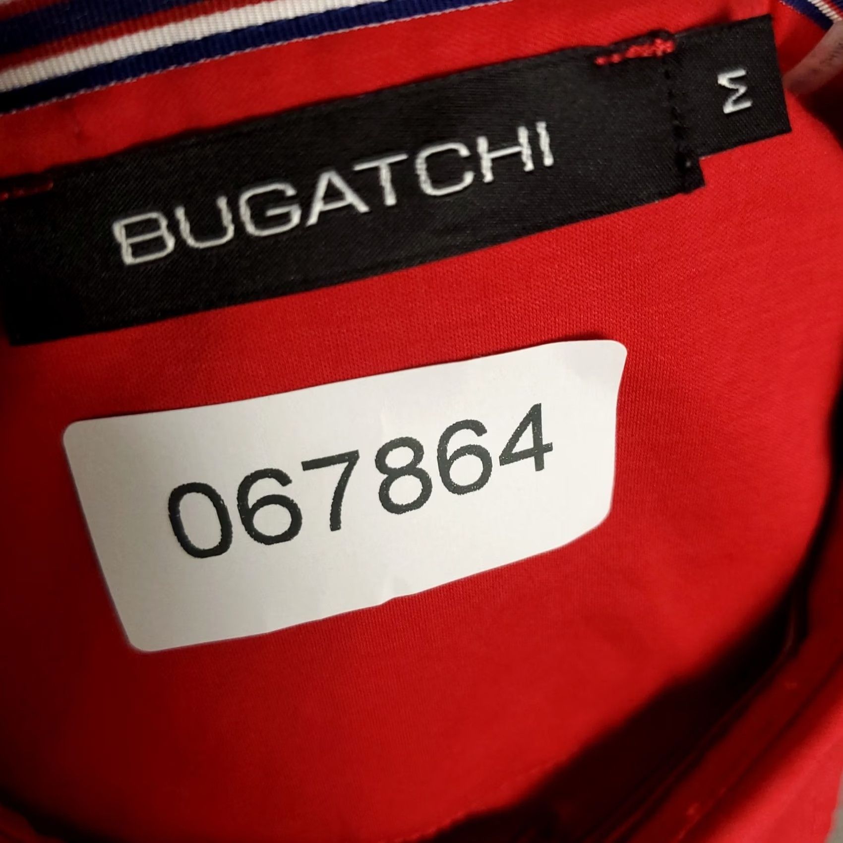 BUGATCHI BUGATCHI Polo Shirt Mens Regular Red Short Sleeve Shirt Basecolor Red Polo Shirt Mens Casual Modern Preppy Sports Colorful 90s? Size US M / EU 48-50 / 2 - 6 Thumbnail