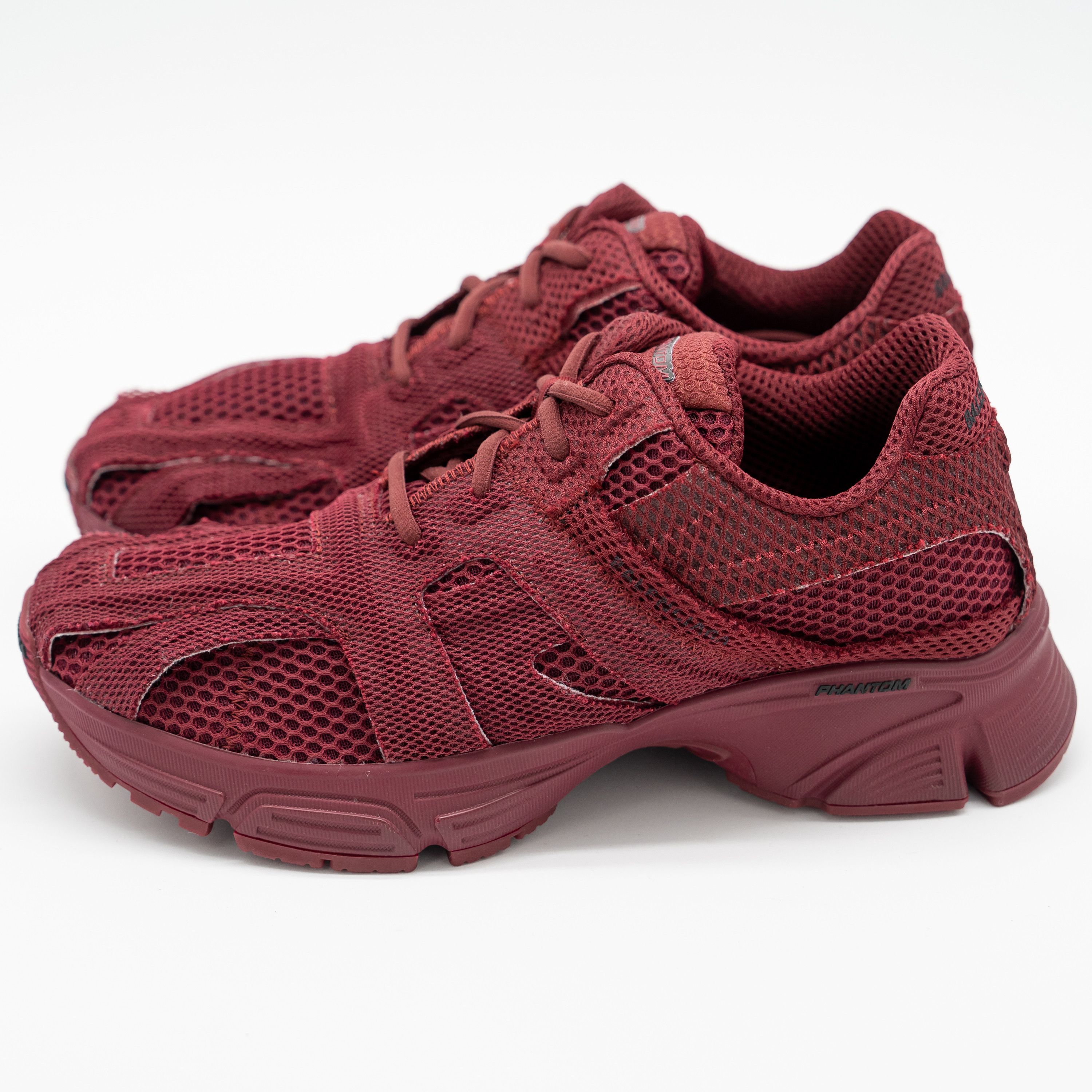 Balenciaga 40 EU / 10 US Balenciaga Phantom Sneakers Burgundy Mesh Size US 10 / IT 40 - 4 Thumbnail