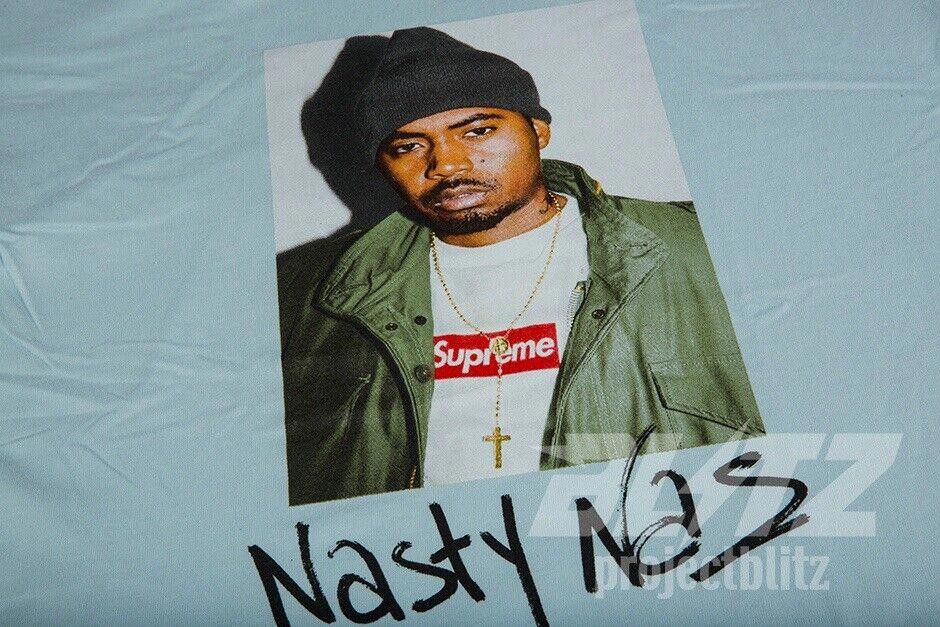 Supreme FW17 SUPREME NAS TEE LIGHT BLUE L LARGE 2017 Size US L / EU 52-54 / 3 - 3 Thumbnail