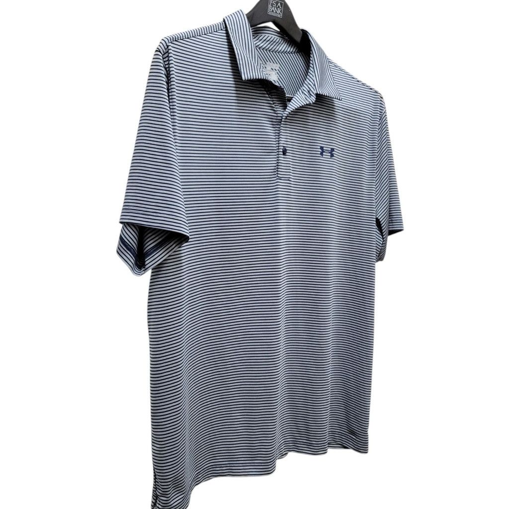 Under Armour Under Armour Stripes Polo Shirt Size XXL Men Excellent Cond Size US XXL / EU 58 / 5 - 3 Thumbnail