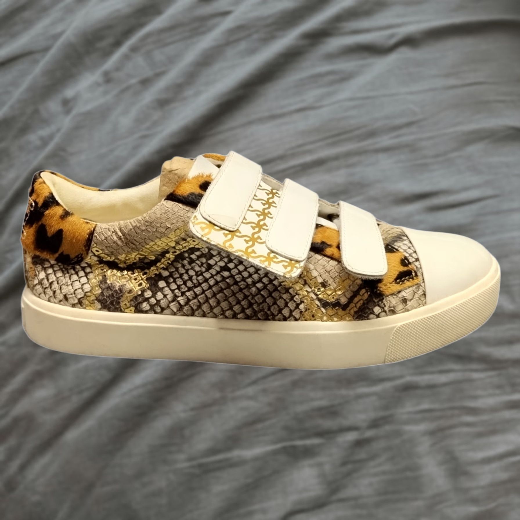 Sam Edelman Sam Edelman Emilie Sneakers Womens US 8M Multicolor Snake Leopard Print Leather Size US 8 / IT 38 - 1 Thumbnail