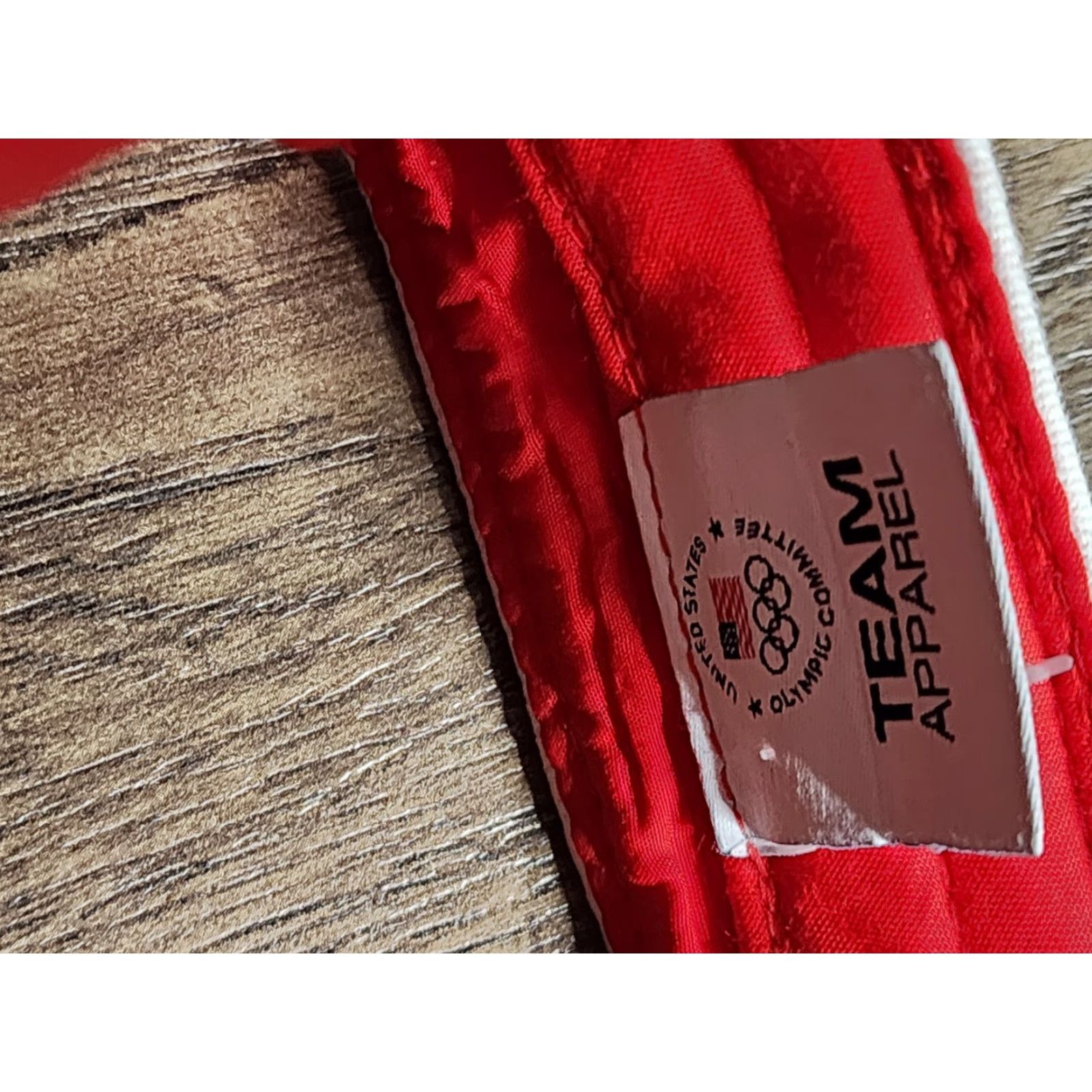 BMW BMW Logo Visor Cap Hat Men One Size Red USA Olympic Committee BMW Visor USA Size ONE SIZE - 7 Thumbnail