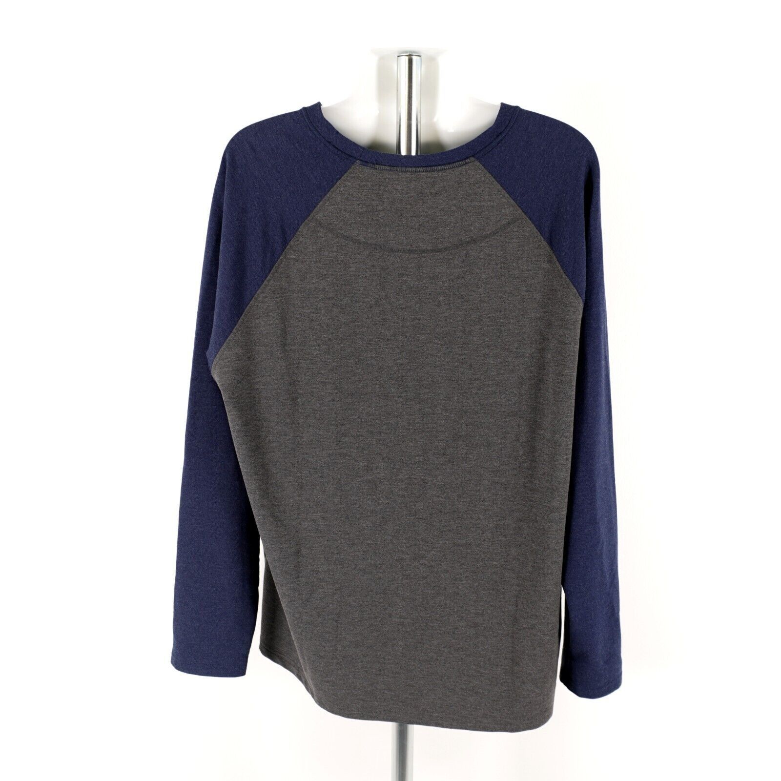 Orvis Orvis XXL Blue Gray Long Sleeve Crew Neck Sweater Tee Polyes Size US XXL / EU 58 / 5 - 6 Thumbnail