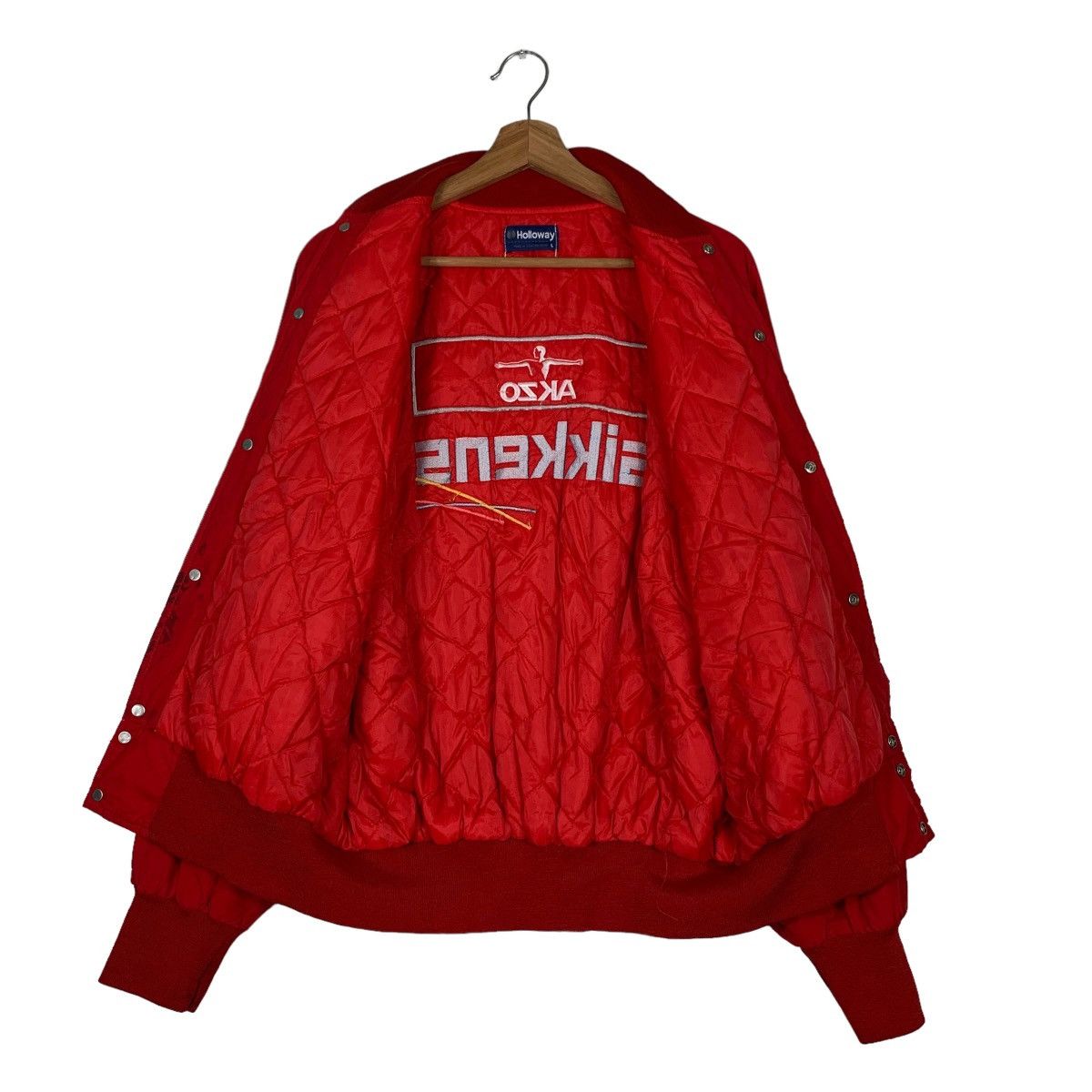 Holloway 90's HOLLOWAY Akzo Sikkens Big Logo Coach Jacket #0247-C11 Size US L / EU 52-54 / 3 - 14 Thumbnail