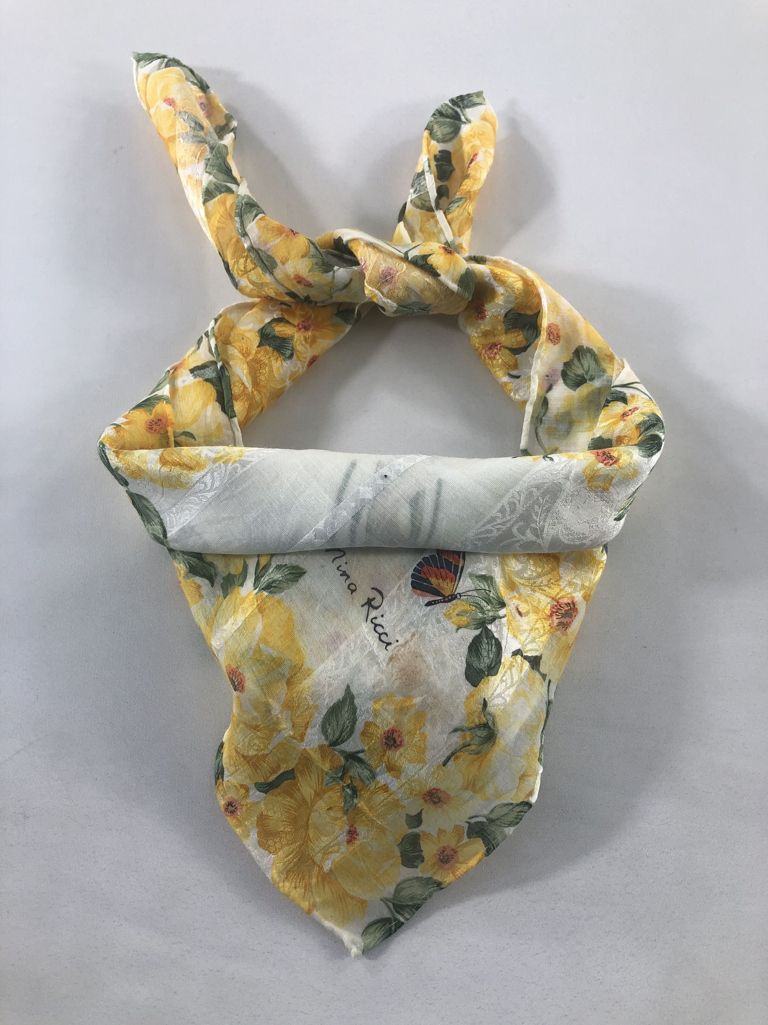 Nina Ricci × Vintage Nina Ricci Handkerchief / Bandana / Neckerchief / Headscarf Size ONE SIZE - 1 Thumbnail