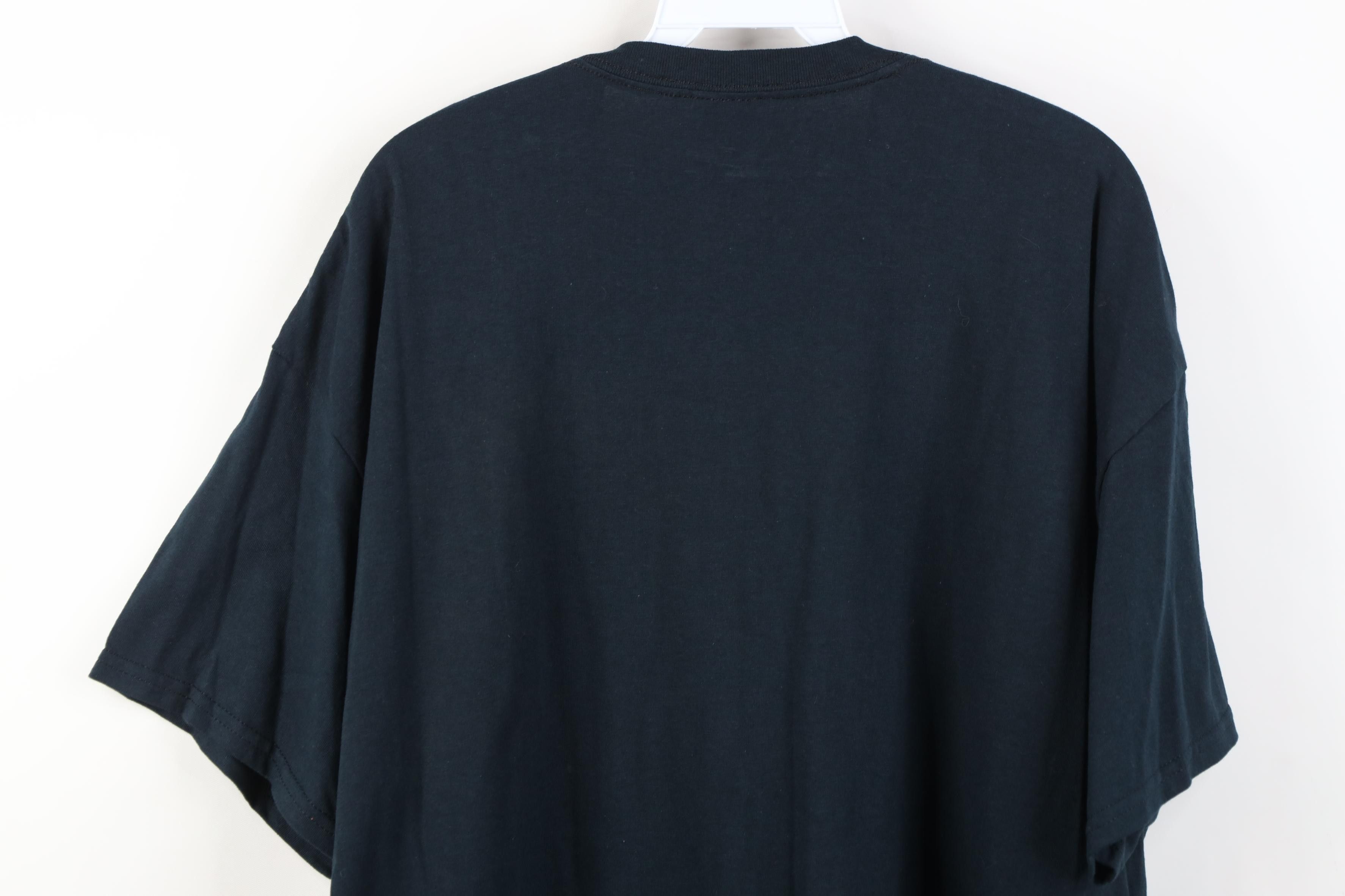 Vintage Vintage 90s Y2K Streetwear Jasper Canada Moose T-Shirt Black Size US XL / EU 56 / 4 - 12 Thumbnail