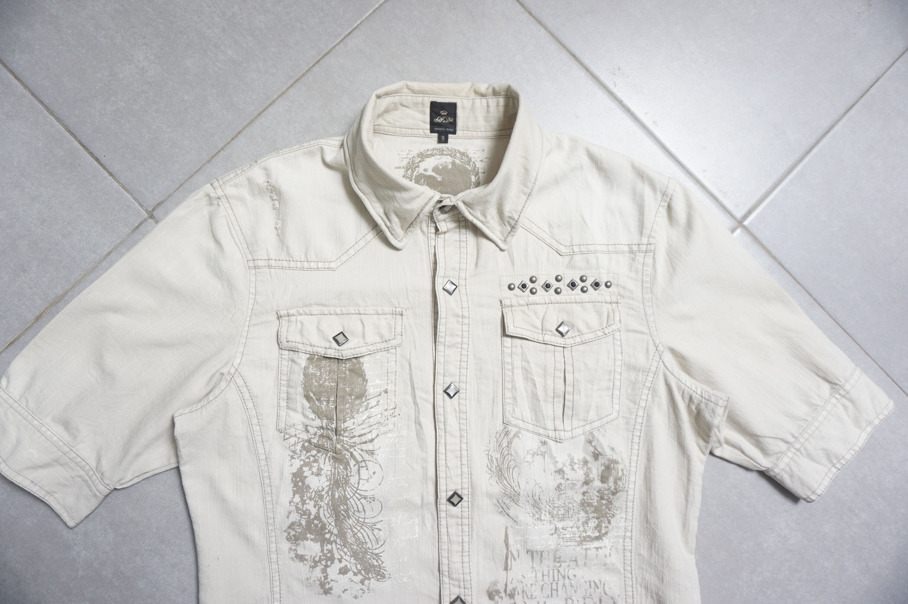 semanticdesign Semantic Design studed poem shirt Size US S / EU 44-46 / 1 - 2 Thumbnail