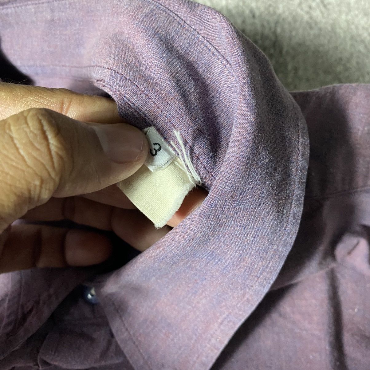 Yves Saint Laurent Vintage Yves Saint Laurent Longsleeve Shirt Size US XXL / EU 58 / 5 - 4 Thumbnail