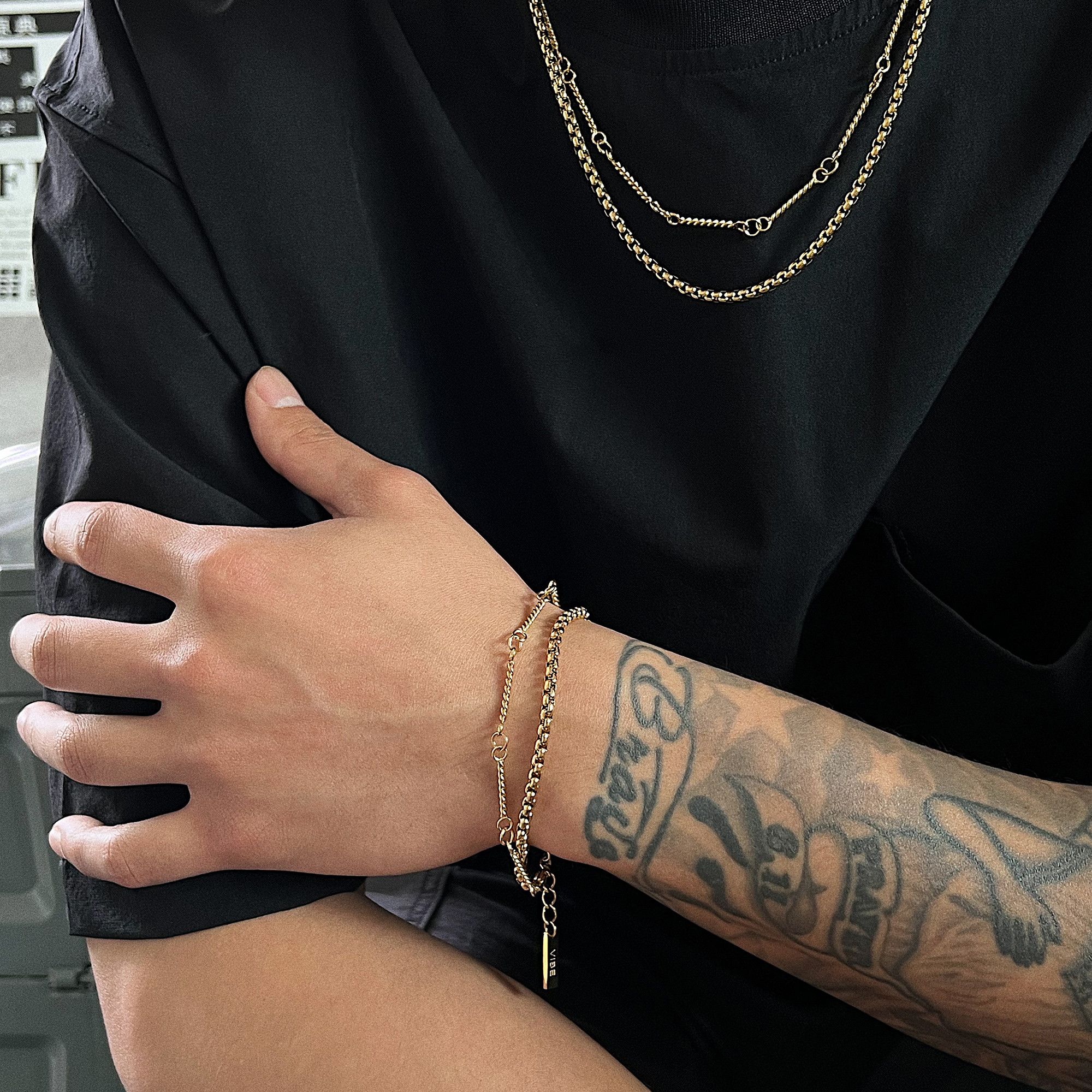 Jewelry Punk Bracelet Y2K Punk Chain Gotch Bracelets Chains Size ONE SIZE - 3 Thumbnail