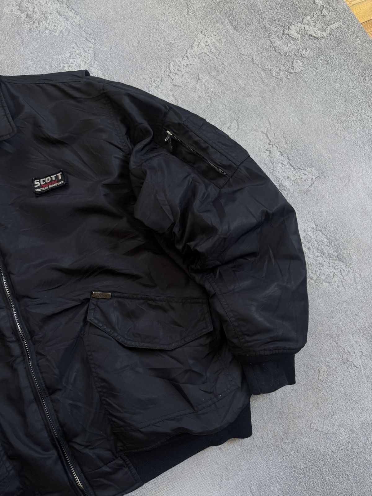 Schott Scott XL/size MA-2 M2 Military Flight pilot bomber jacket Size US XL / EU 56 / 4 - 4 Thumbnail