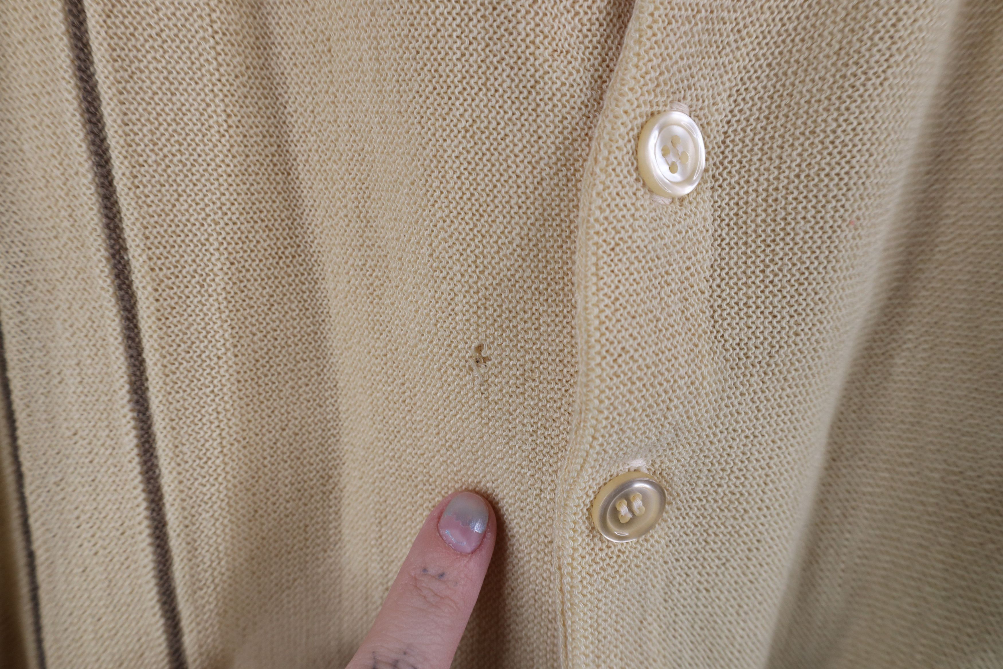Vintage Vintage 50s Rockabilly Striped Knit Cardigan Sweater USA Size US M / EU 48-50 / 2 - 4 Thumbnail