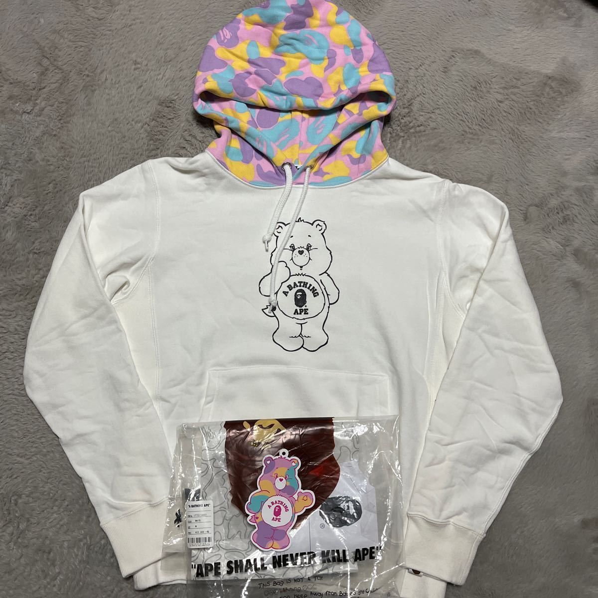 image of Bape X Care Pastel Camo Hoodie, Men's (Size Medium)