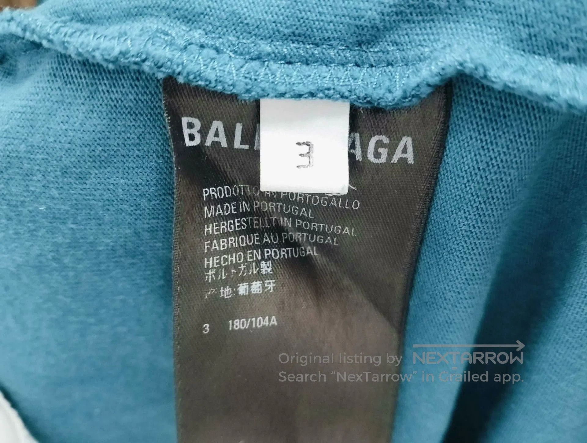 Balenciaga Balenciaga Distressed Lettering Long-Sleeve. Size US L / EU 52-54 / 3 - 3 Thumbnail