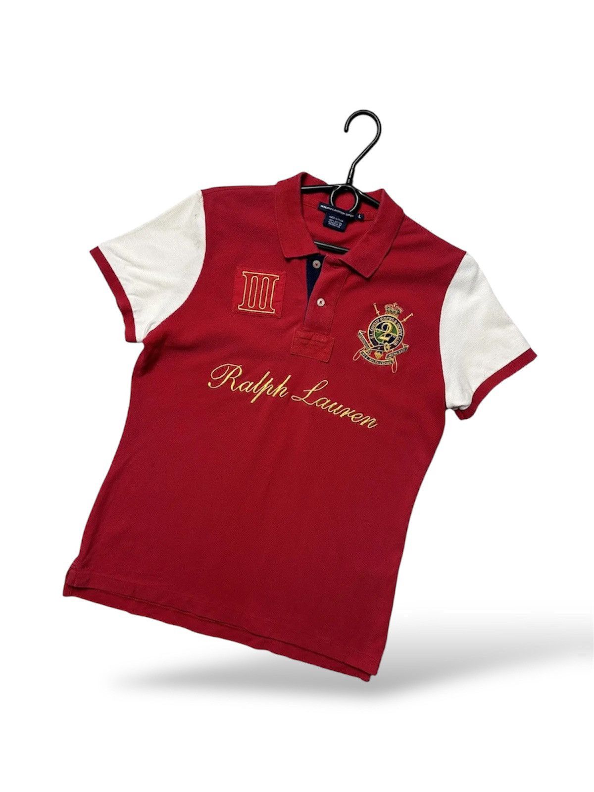 Polo Ralph Lauren Vintage polo Ra Lauren size Men's S, women's L logo rare Size US S / EU 44-46 / 1 - 1 Thumbnail