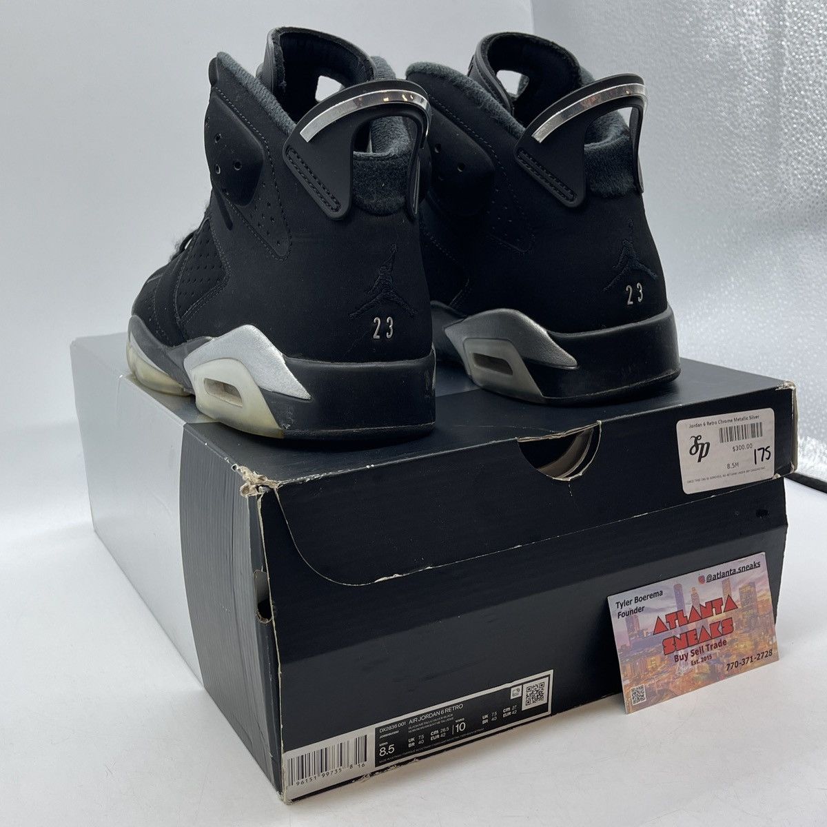 Jordan Brand Air Jordan 6 chrome Size US 8.5 / EU 41-42 - 4 Thumbnail